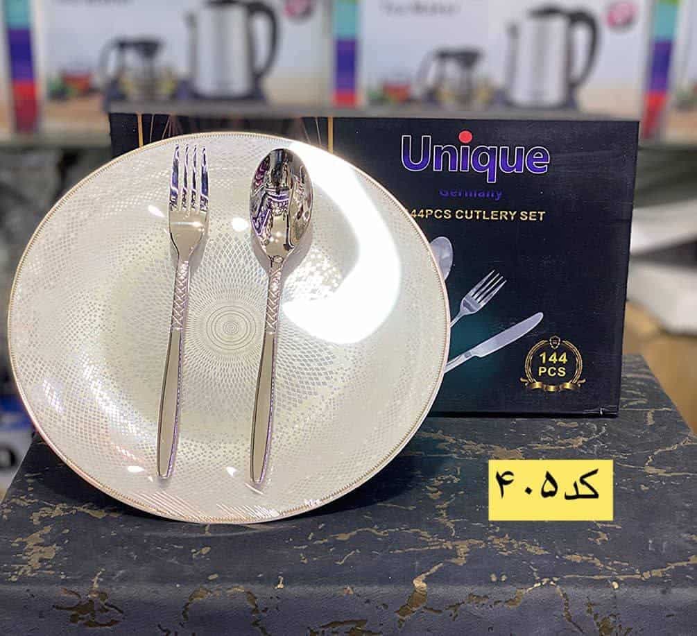 سرویس قاشق چنگال 24 نفره یونیک آلمانی 144 پارچه کد 405 — تصویر ۲