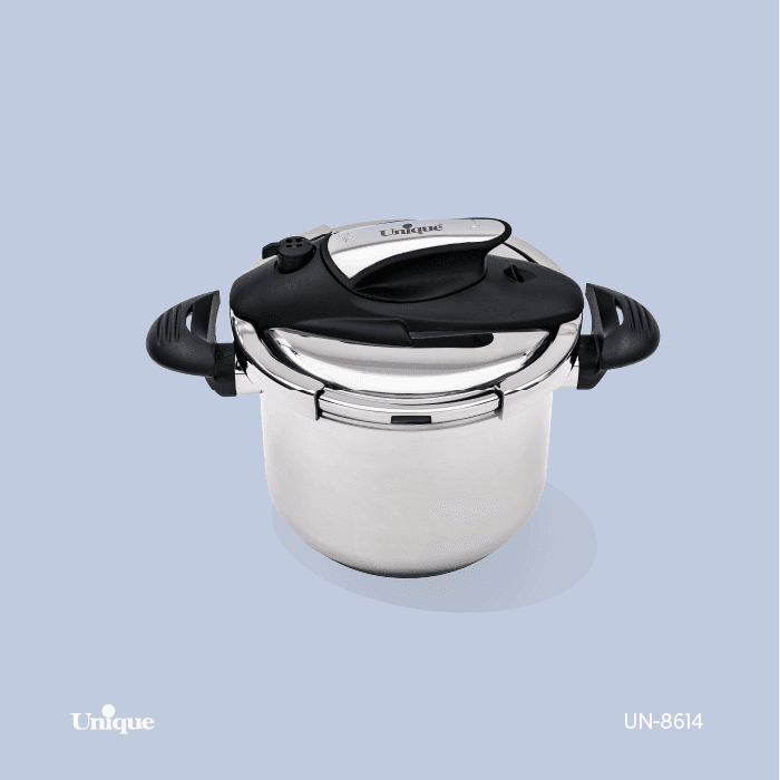 زودپز 5 لیتری سه کاره درب کلیپسی یونیک کد UN-8614 — تصویر ۱۰