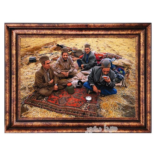 تابلو فرش ماشینی عشایر ایرانی – 3323