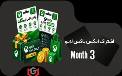 ایکس باکس لایو گلد 3ماه
