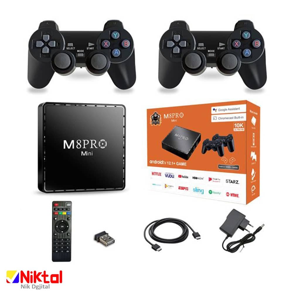 کنسول بازی و اندروید باکس مدل M8PRO MINI