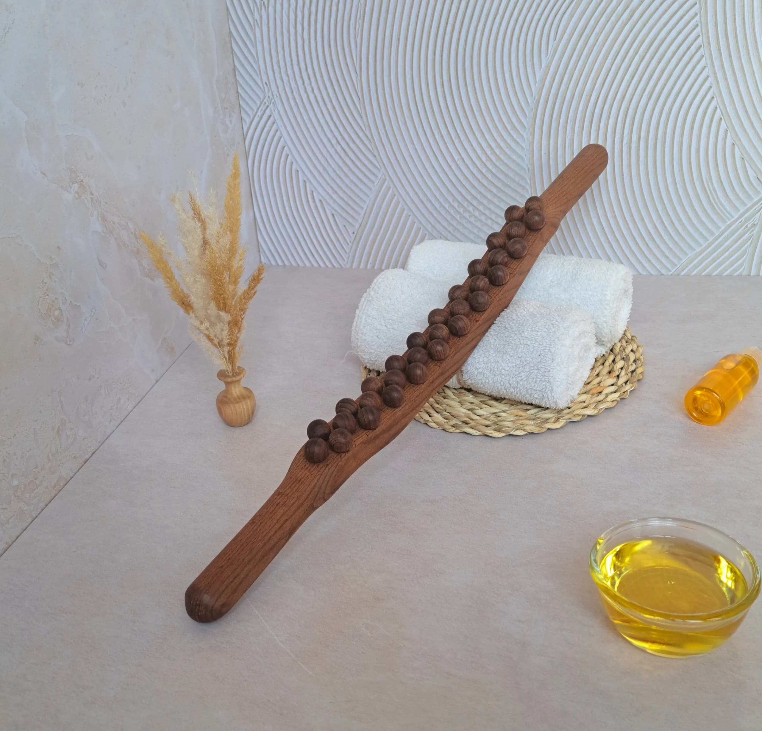 وردنه ماساژ ساموا دو ردیفه ضربدری