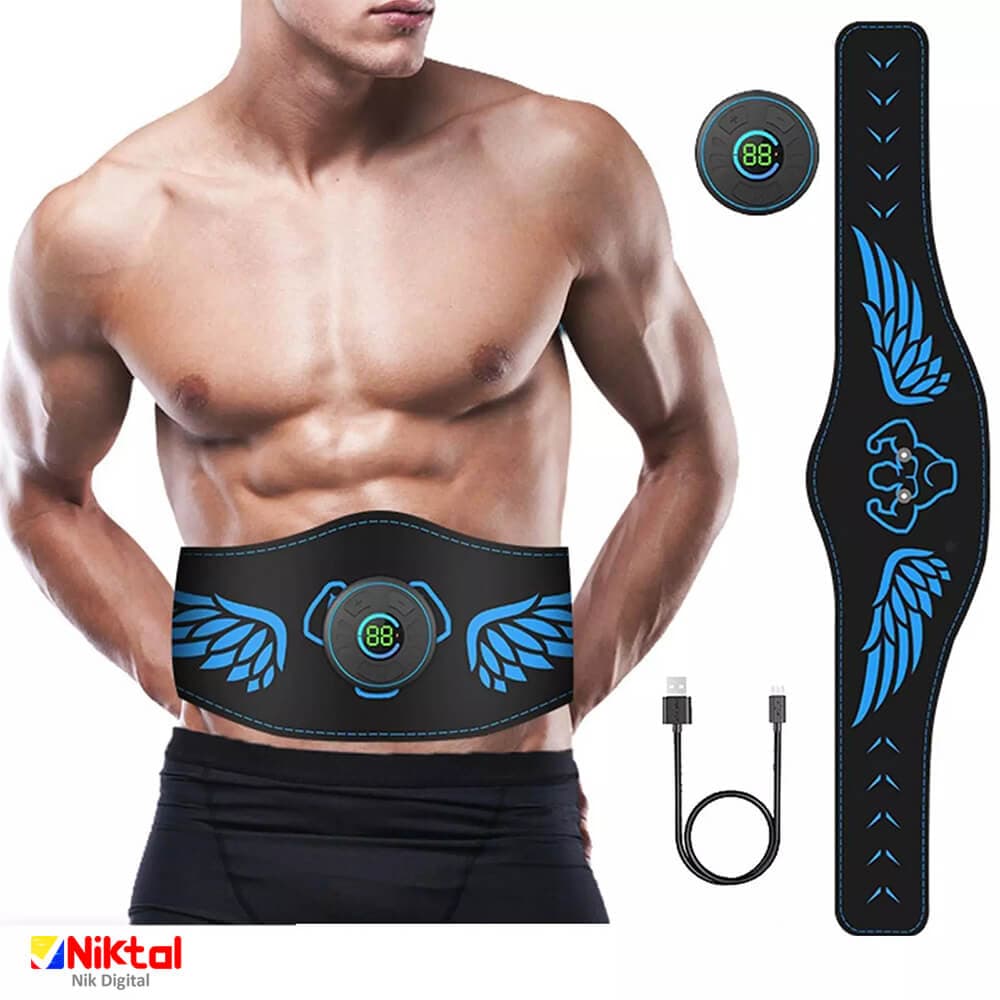 عضله ساز و کمربند لاغری شکم آیجویر LFK-AS-054-B با فناوری ems و تقویت عضلات