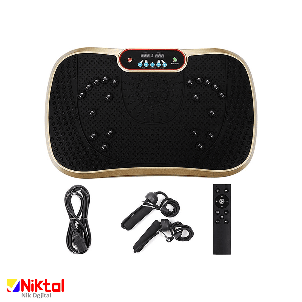 دستگاه ویبراتور لاغری ایستاده آیجویر FR-78 | صفحه نمایش دیجیتال LCD | تنظیمات سرعت | کنترل از راه دور