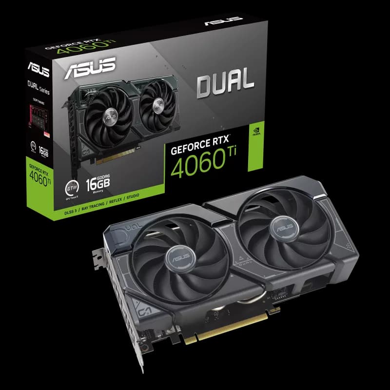 کارت گرافیک ایسوس Dual GeForce RTX 4060 Ti OC 16GB