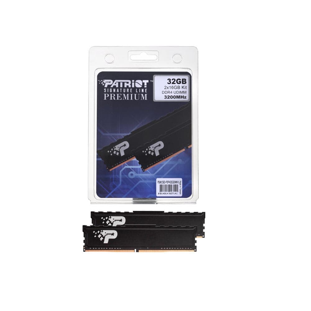 رم Patriot مدل Signature Premium DDR4 32GB (2x16GB) 3200MHz CL22