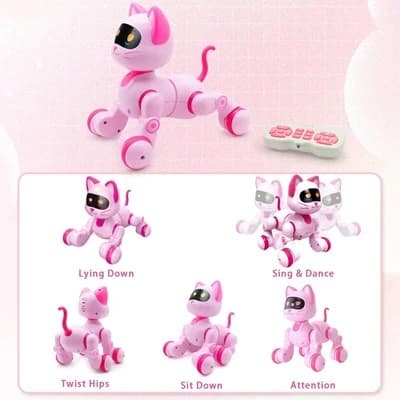 ربات اسباب بازی کنترلی گربه مدل HAPPY KITTEN_اسباب بازی ربات — تصویر ۱۰