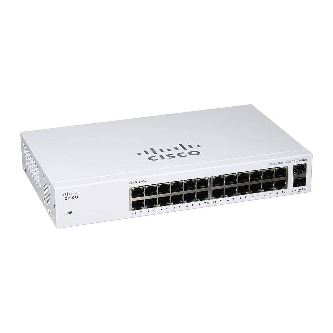 سوئیچ شبکه Cisco CBS110-24T (نسخه CN) (آکبند – ۲۰۲۵) — تصویر ۳