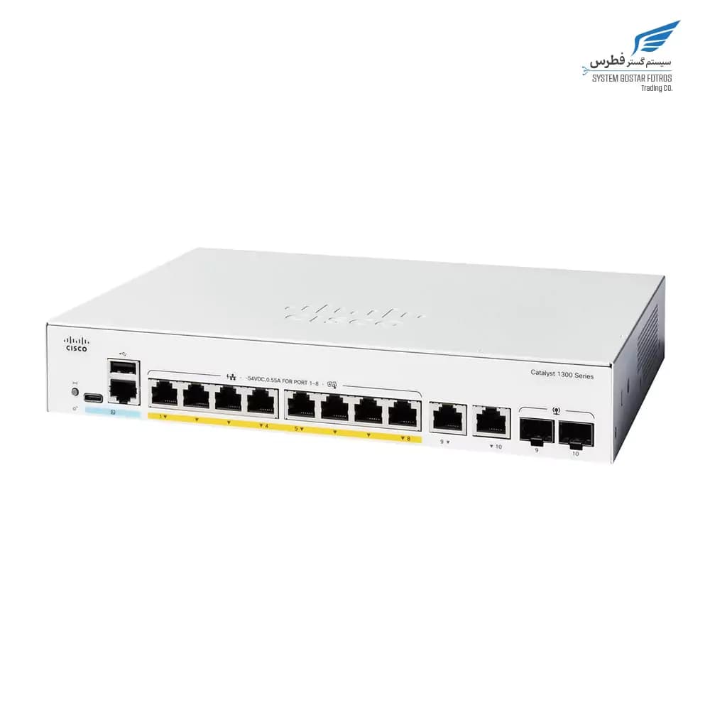 سوئیچ سیسکو C1300‑8P‑E‑2G (آکبند – ۲۰۲۵)
