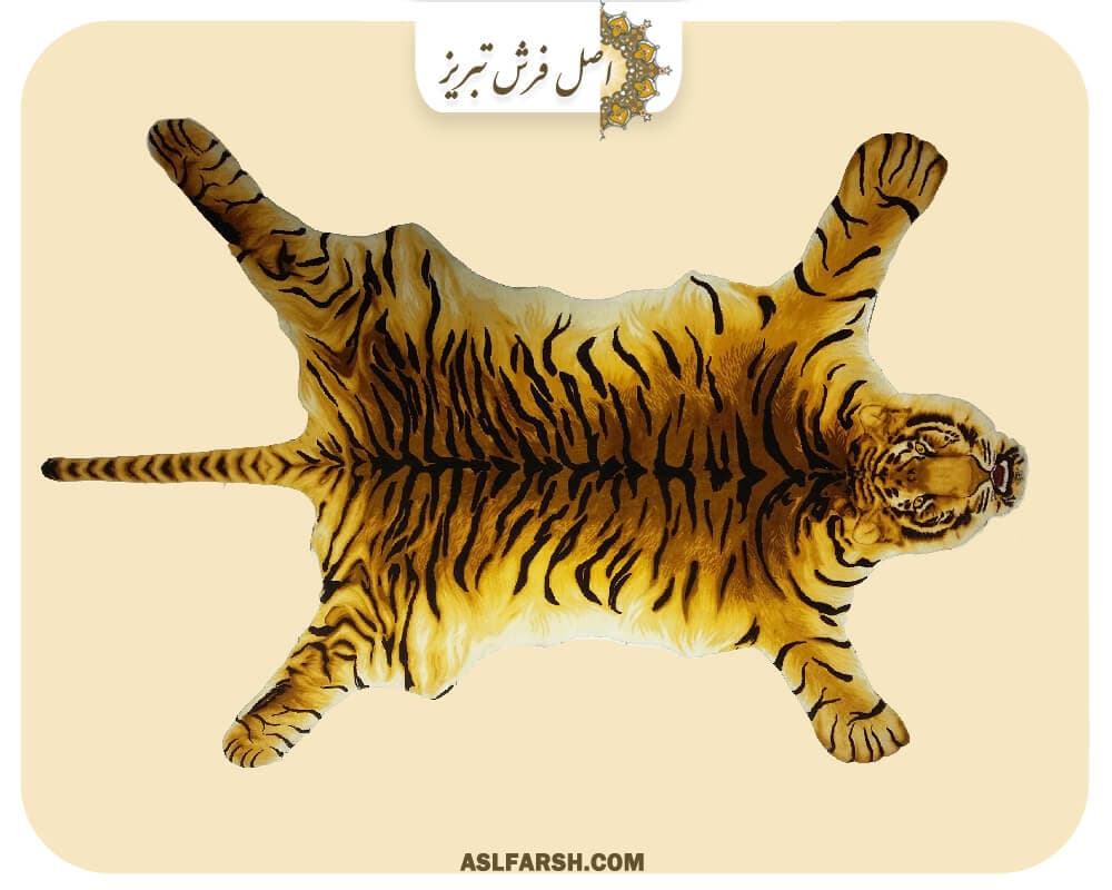 فرش دستباف هنری ببر — تصویر ۶