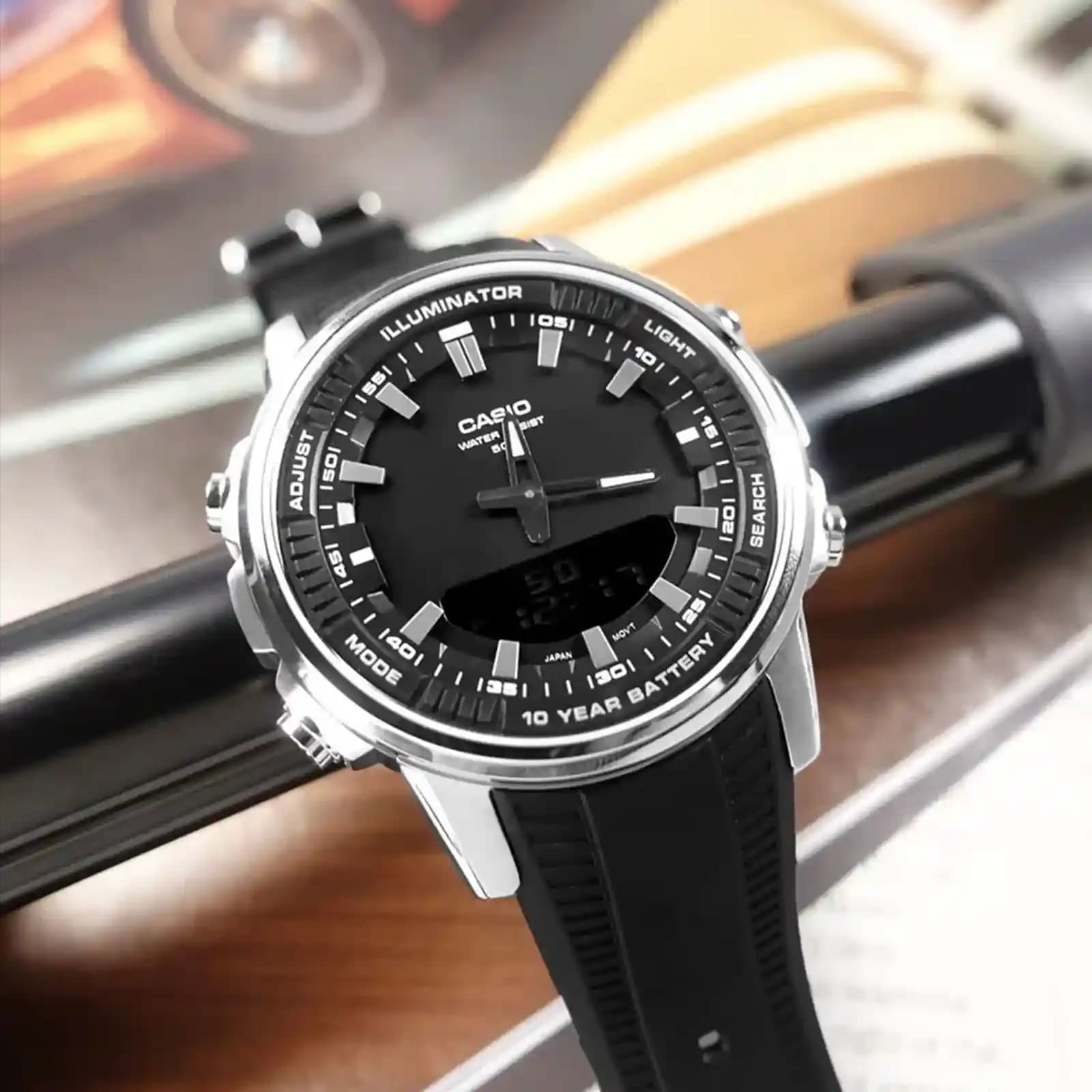 ساعت مچی مردانه کاسیو مدل AMW-870-1A — تصویر ۱۲