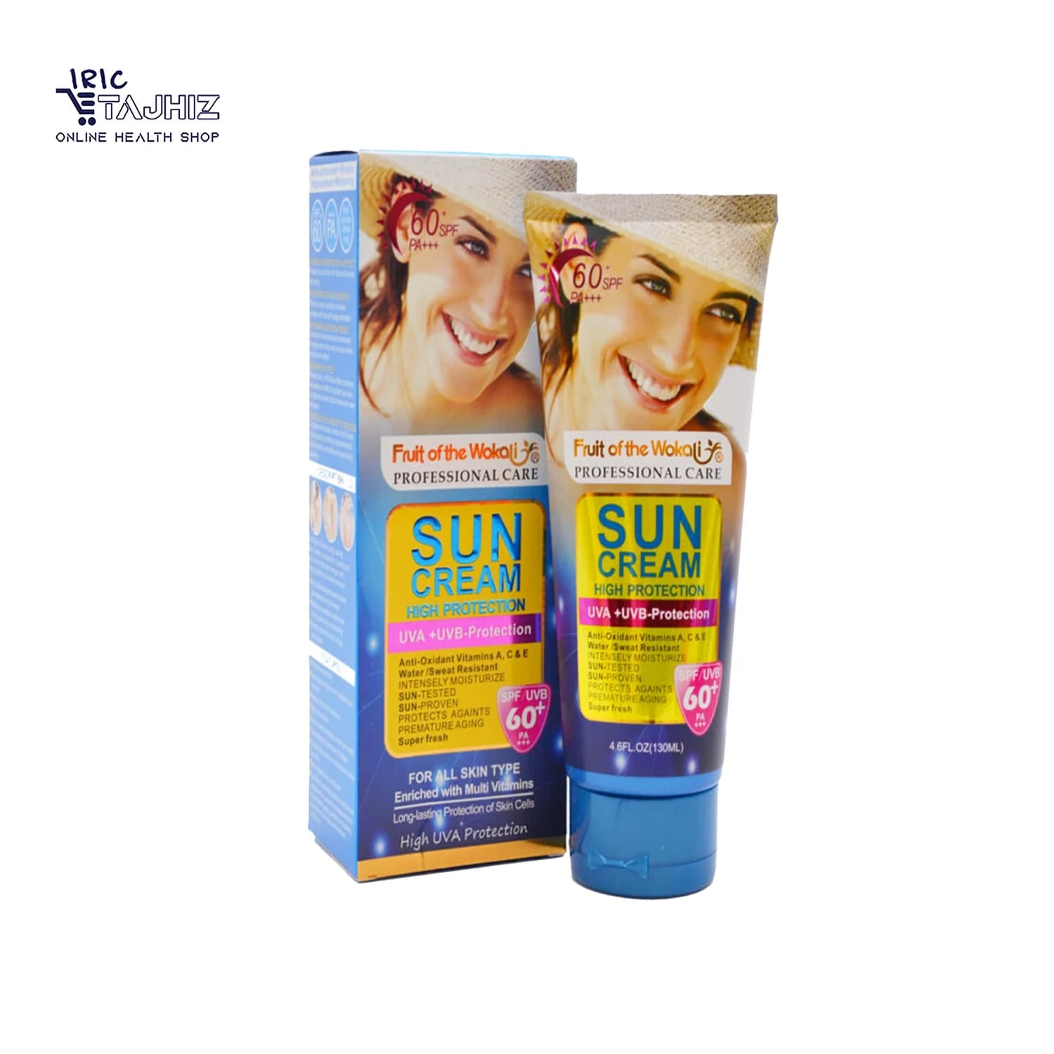ضد آفتاب وکالی spf 60 بی رنگ — تصویر ۵