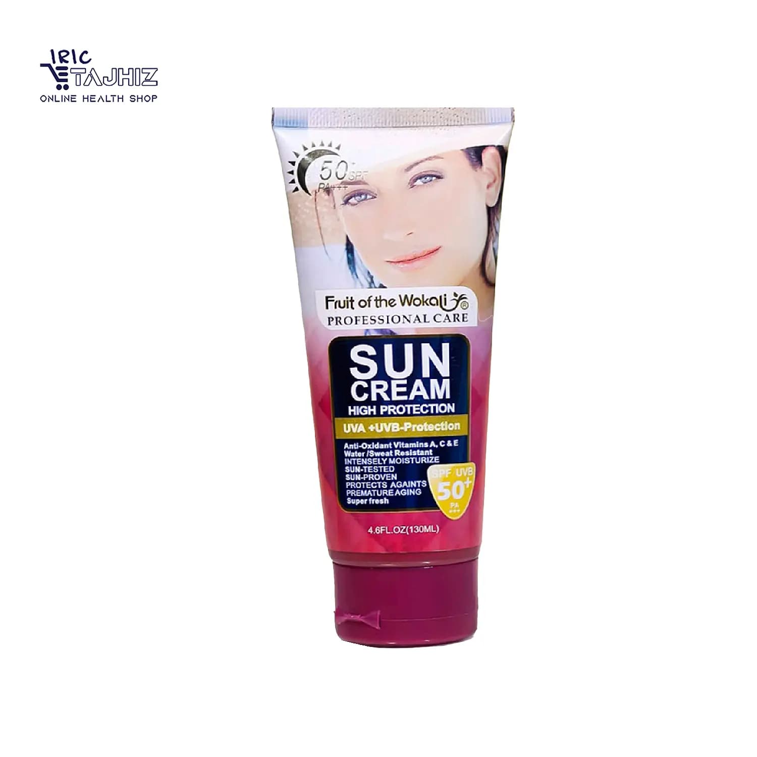 ضد آفتاب وکالی spf 50 بی رنگ