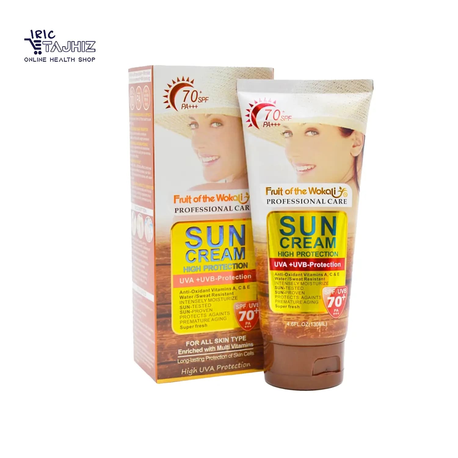 کرم ضد آفتاب وکالی spf 70 بی رنگ — تصویر ۵