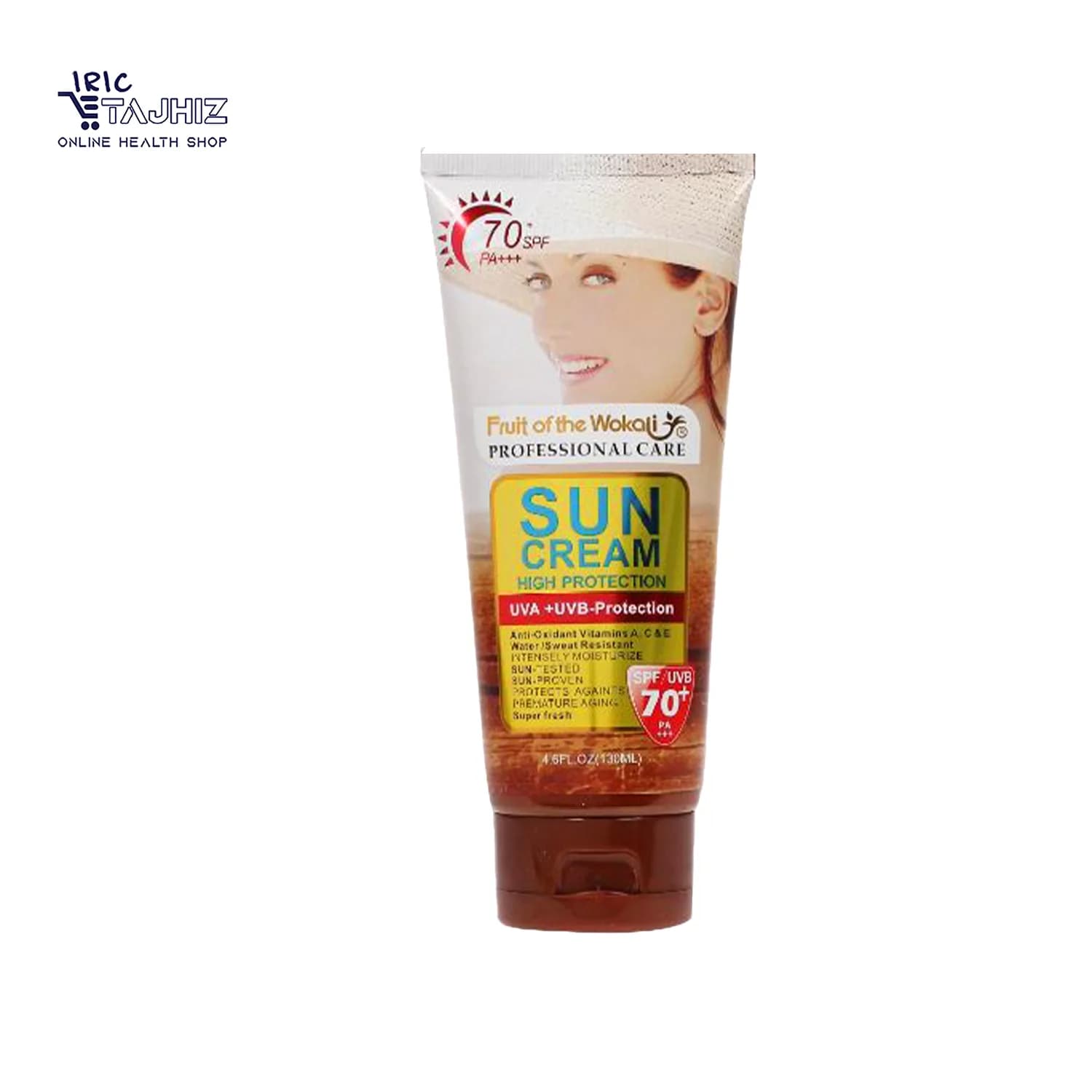 کرم ضد آفتاب وکالی spf 70 بی رنگ — تصویر ۲