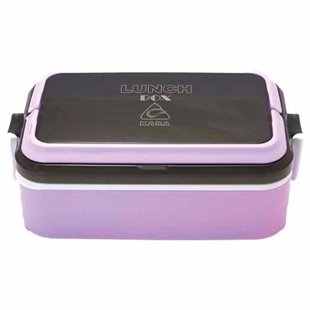 ظرف غذا پلاستیکی یک طبقه مستطیلی کارا مدل LUNCH BOX — تصویر ۵