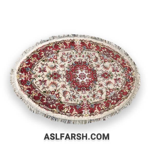 فرش بیضی کد 501