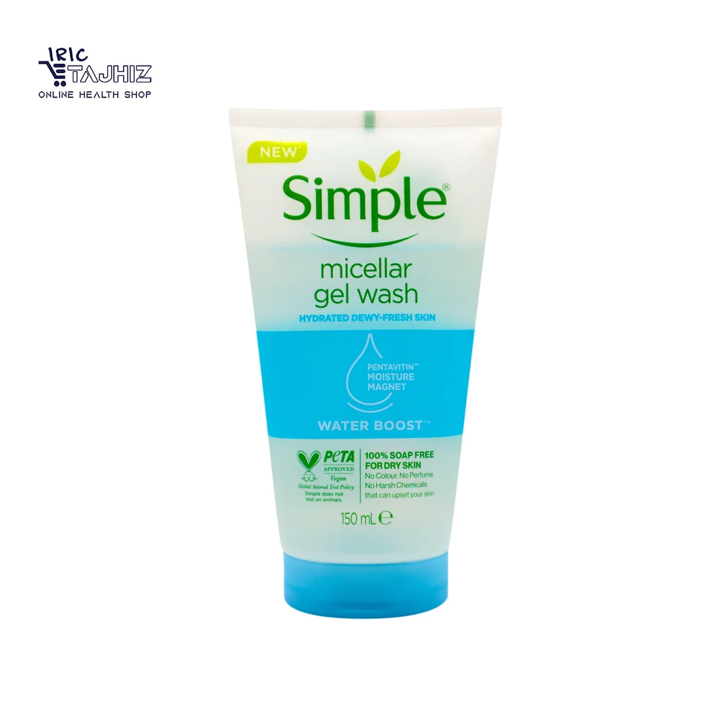 ژل میسلار شستشوی پوست خشک سیمپل