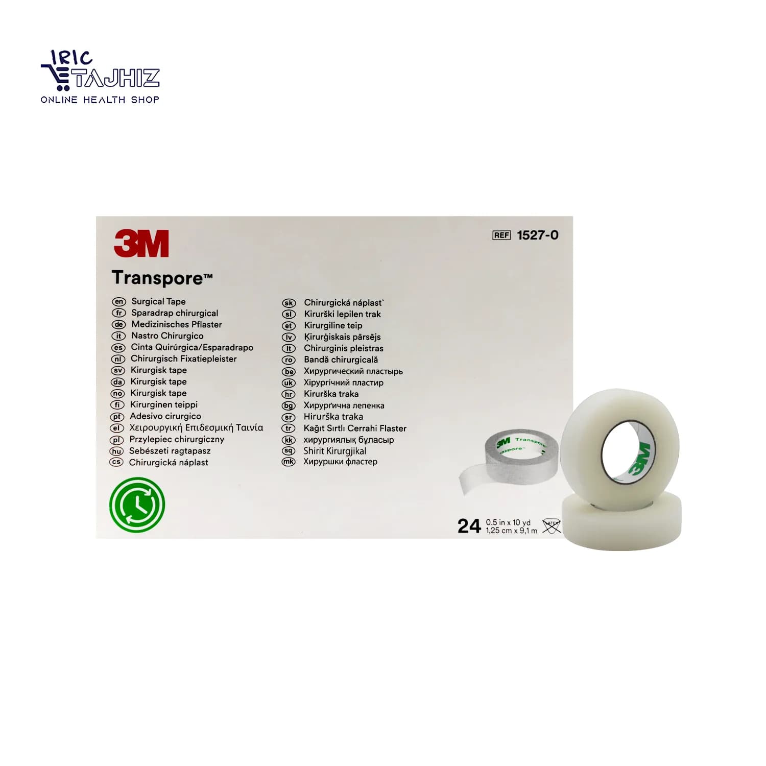 چسب لیفت بینی تری ام 3m بی رنگ مدل Transpore — تصویر ۳