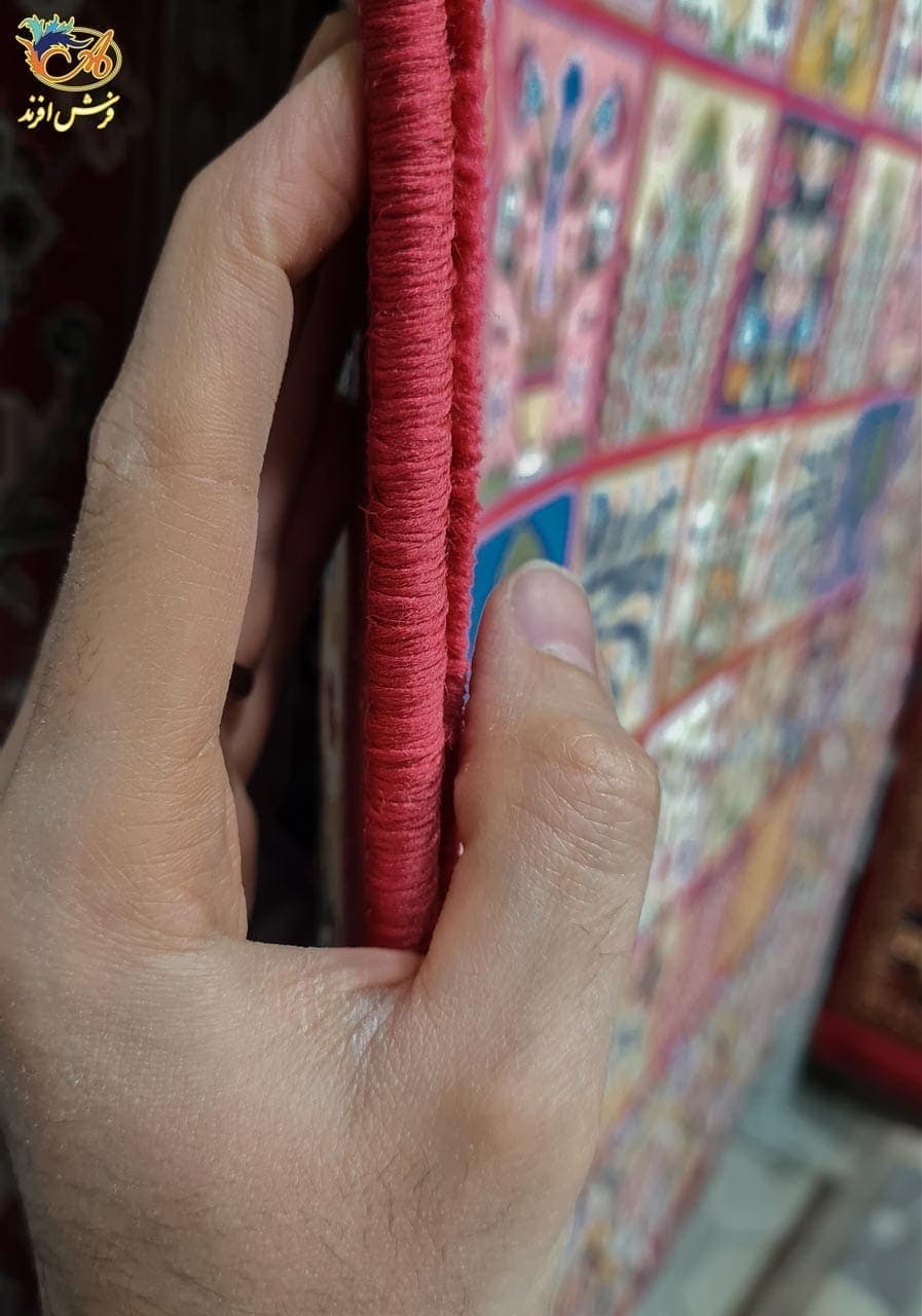 گبه ماشینی افرند کد 56826 زمینه لاکی — تصویر ۵