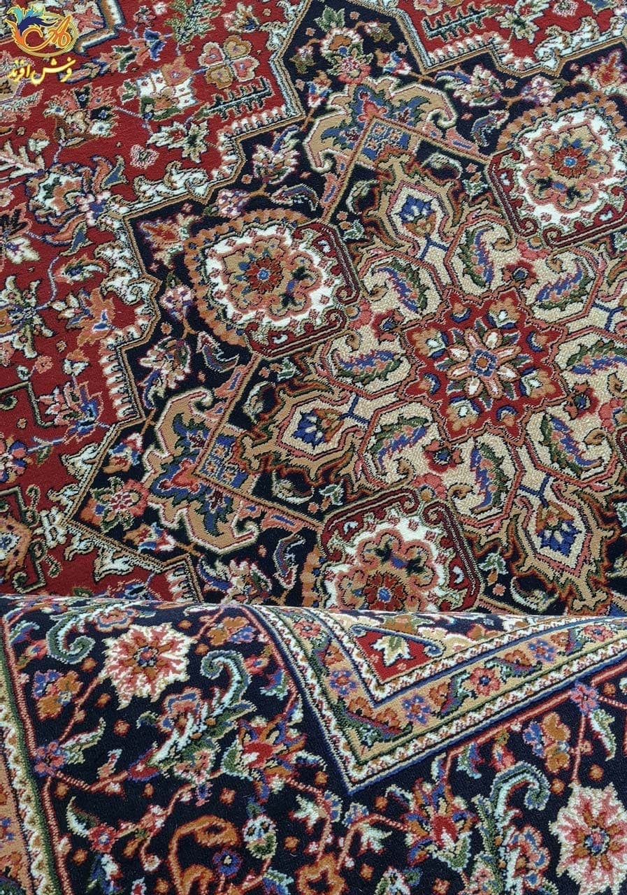 گبه ماشینی افرند کد 56821 زمینه لاکی — تصویر ۴