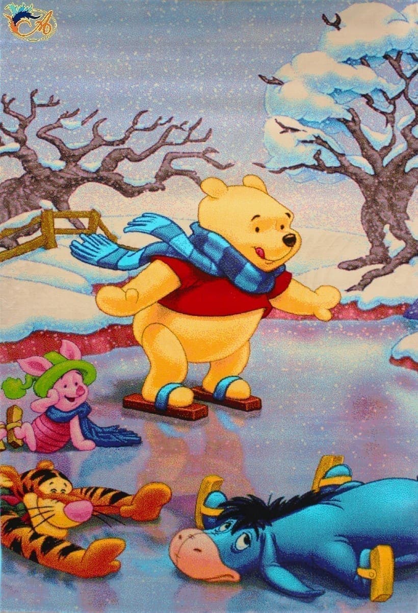 فرش کودک افرند مدل خرس پو کد 121 — تصویر ۲