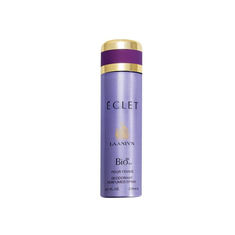 اسپری بدن بیو استار رایحه اکلت Eclet حجم 200 میلی لیتر — تصویر ۳