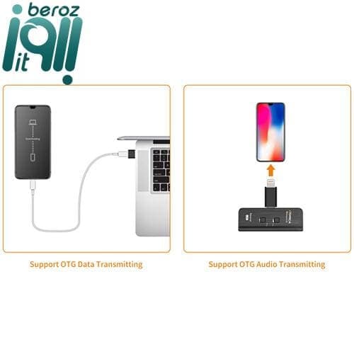 مبدل USB-C به لایتنینگ کامیکا CVM-USBC-LN (گارانتی اصلی کامیکا در ایران) «اورجینال ارسال 1 ساعته» — تصویر ۸
