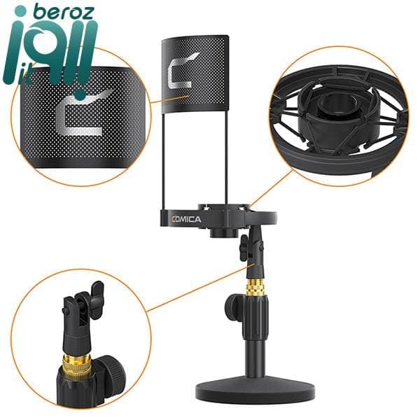 کیت میکروفون و کارت صدا کامیکا مدل ADCaster C1-K1 (گارانتی اصلی کامیکا در ایران) «اورجینال ارسال 1 ساعته» — تصویر ۹