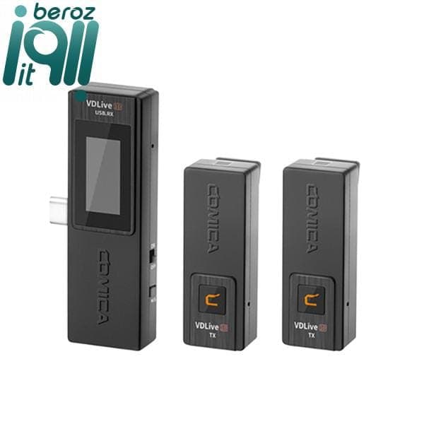 ست میکروفن بی سیم کامیکا مدل VDLive10 USB (گارانتی اصلی کامیکا در ایران) «اورجینال ارسال 1 ساعته»