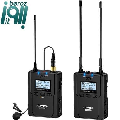 ست میکروفون بی سیم کامیکا CVM-WM200 PRO(C) (گارانتی اصلی کامیکا در ایران) «اورجینال ارسال 1 ساعته»