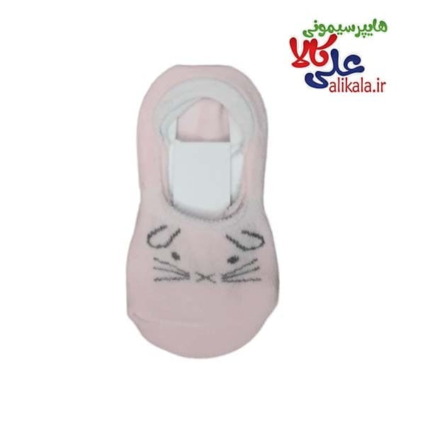 جوراب مچی نوزادی طرح موش مدل 05