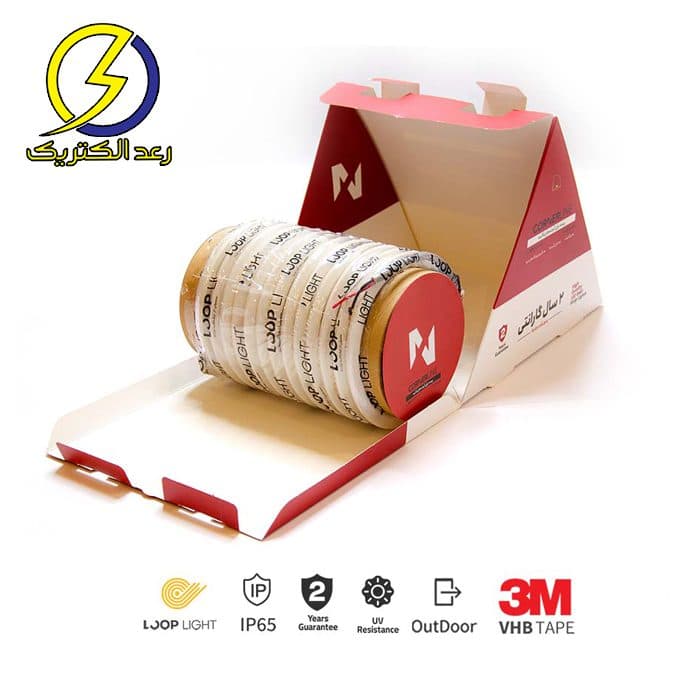 ریسه ی ال ای دی کرنر لاین، رنگ سفید تراکم 120 لوپ لایت