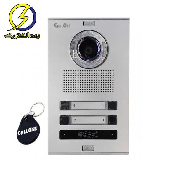 پنل آیفون تصویری چهار واحدی تگ دار کالیوز مدل نفیس