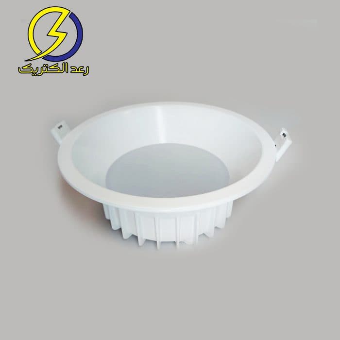 چراغ دانلایت توکار آریانا کامفورت 14 وات دهنه 15 سانتی متری مازی نور — تصویر ۸