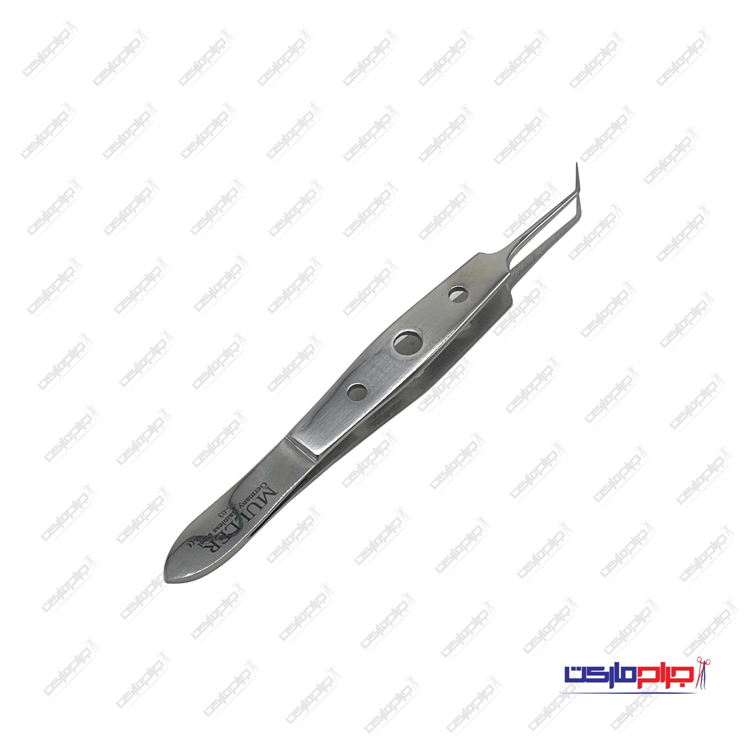 پنست کاشت مو سر کج بدون شیار MULLER — تصویر ۴