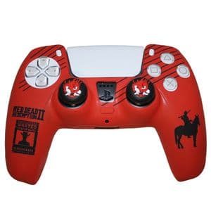 محافظ دسته پلی استیشن 5 مدل ANGRY red dead به همراه روکش آنالوگ