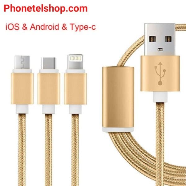 کابل کنفی 3 کاره cable USB — تصویر ۳