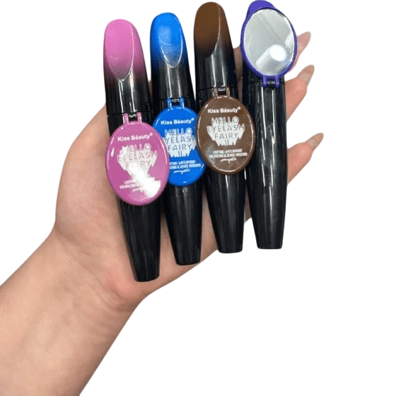 ریمل حجم دهنده و پرپشت کننده رنگی آینه‌دار کیس بیوتی | Kiss Beauty Colored Mascara — تصویر ۱۱