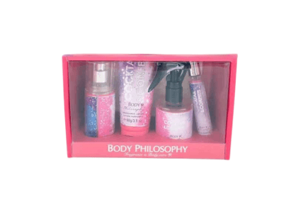 ست 4 عددی عطر، لوسیون بدن، بادی اسپلش و عطر مو بادی فیلوسوفی Body Philosophy