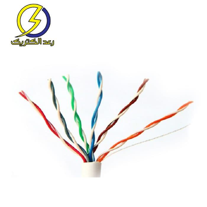 کابل تلفن طوسی شش زوجی سایز 0.6 همدان