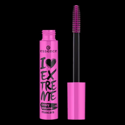ریمل اسنس صورتی حجم دهنده و بلند کننده مدل I Love Extreme Crazy Volume — تصویر ۶