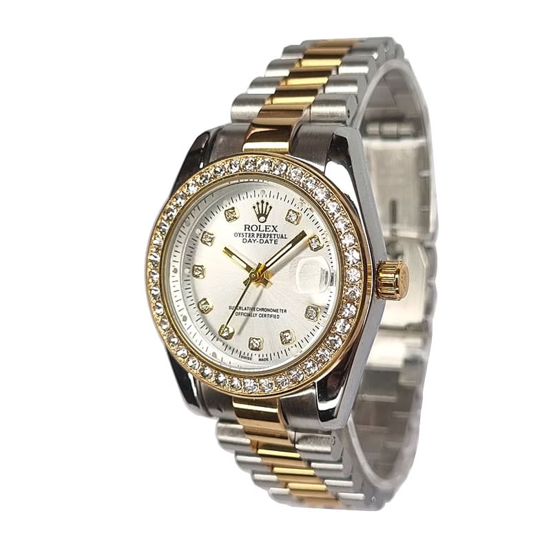 ساعت مچی زنانه رولکس مدل ROLEX PT-7553SW — تصویر ۳