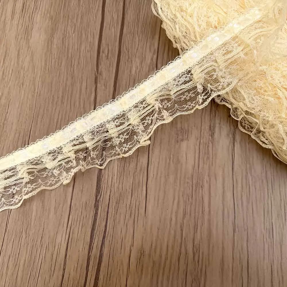 نوار یراق توری کد 102 نباتی 4.5 سانت با طول 1 متر — تصویر ۳