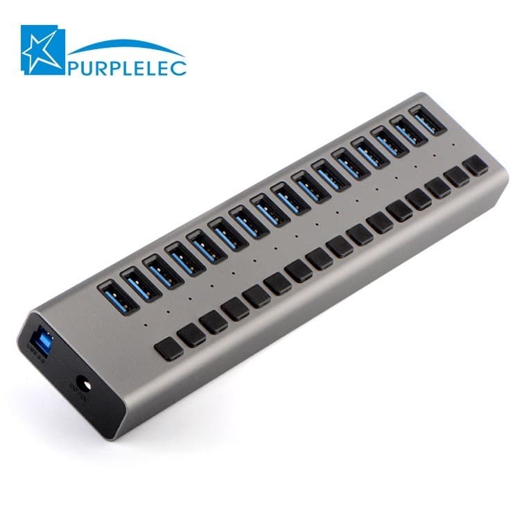 هاب 16 پورت فلزی USB3.0 Purplelec