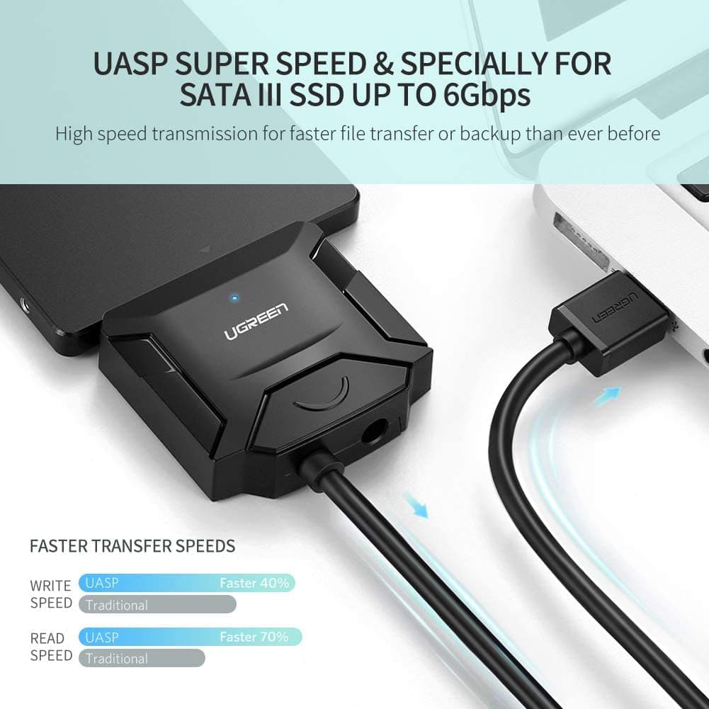 تبدیل هارد USB 3.0 به SATA برند Ugreen — تصویر ۵