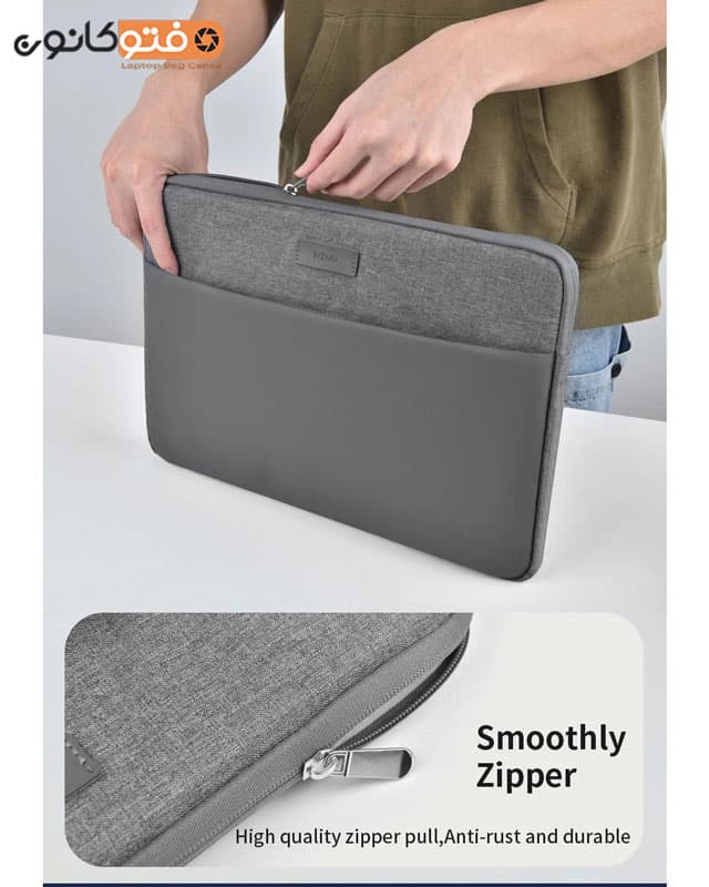 کاور لپ تاپ WIWU MINIMALIST LAPTOP SLEEVE — تصویر ۵