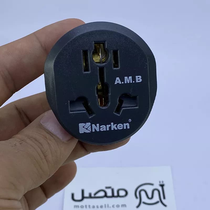 تبدیل برق 3 به 2 نارکن NK605K2 16A — تصویر ۷