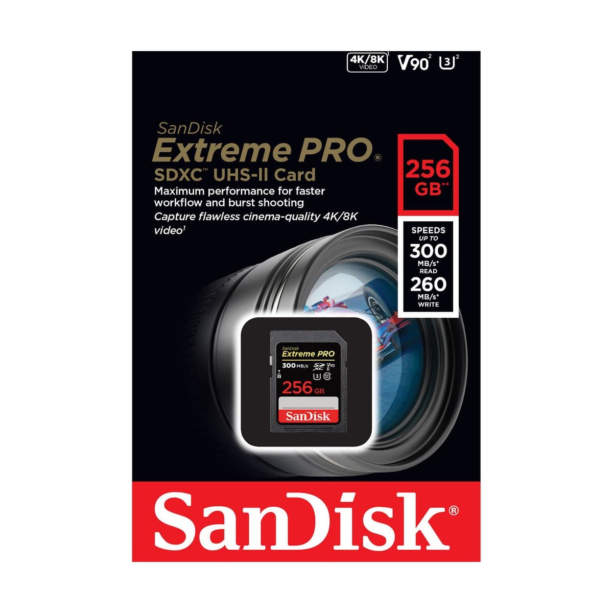 کارت حافظه 256GB 300MB SD SanDisk