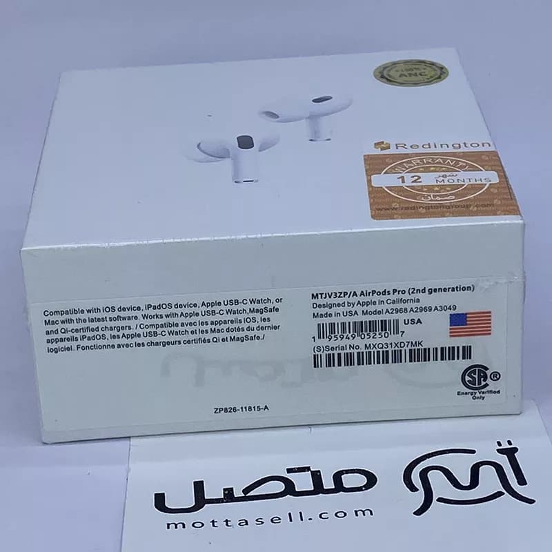 ایرپاد Redington-ANC AirPods Pro2 مدل MTJV3ZP/A AirPods Pro(2nd generation) 2025 — تصویر ۵
